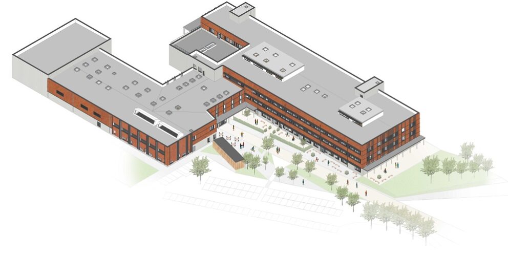 Currie High School concept drawing