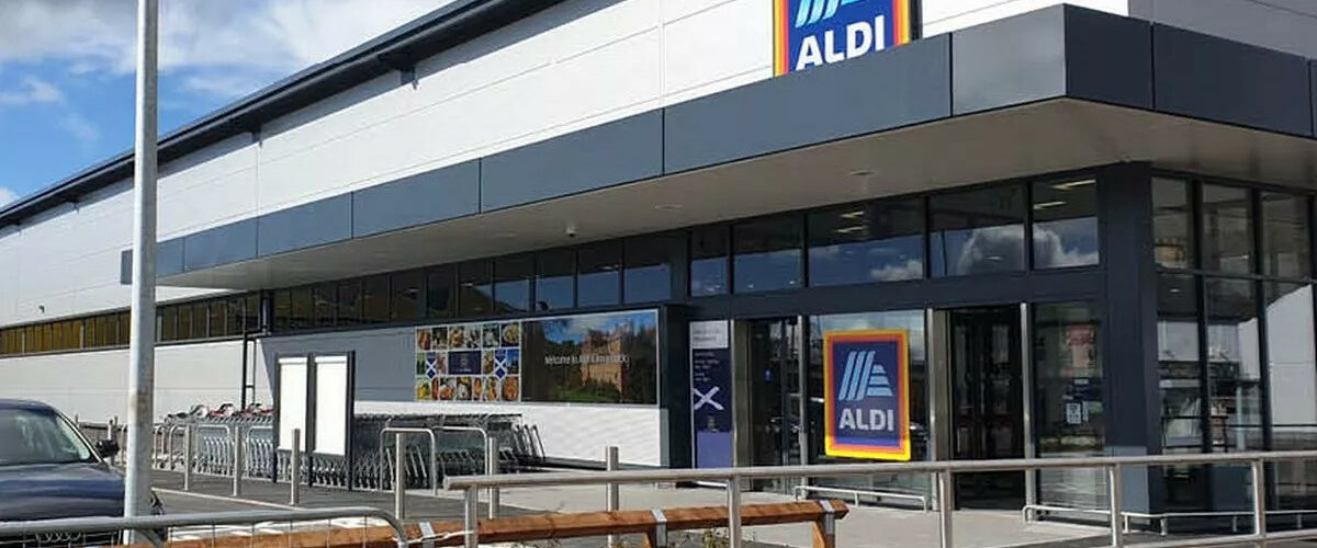 Aldi shop front